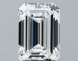 Lab-Grown 2.66 Carat Emerald Cut Diamond color E Clarity VVS2 With GIA Certificate, precious stones, engagement diamonds