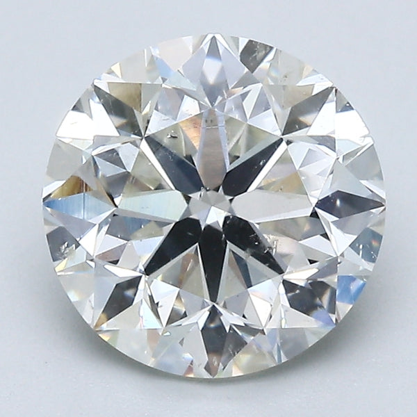 3.01 Carat Round Brilliant Diamond color J Clarity SI2, natural diamonds, precious stones, engagement diamonds