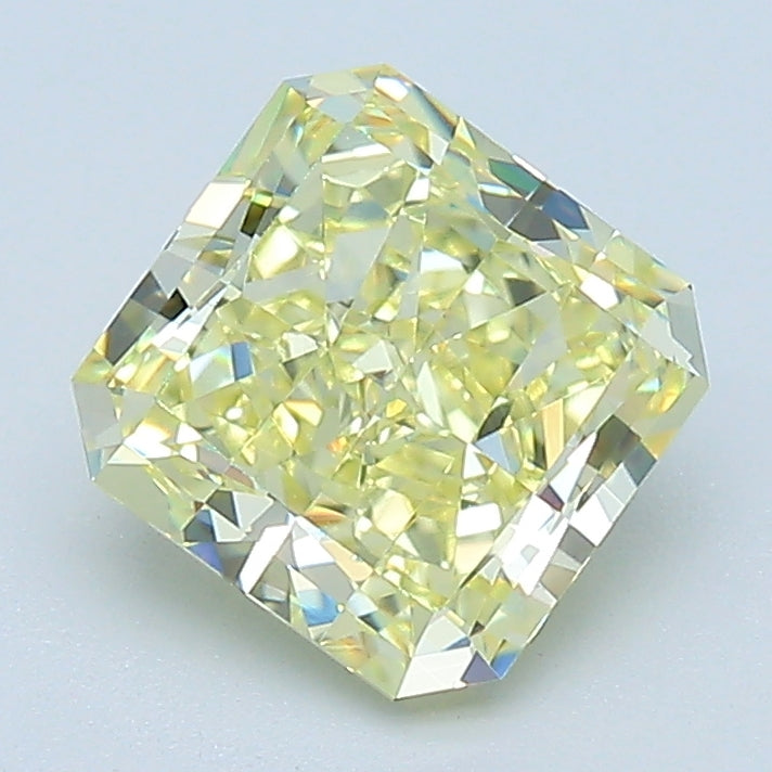 1.68 Carat Radiant Cut Natural Mined Diamond Fancy Light  Yellow Color VVS2 Clarity With GIA Certificate, natural diamonds, precious stones, engagement diamonds