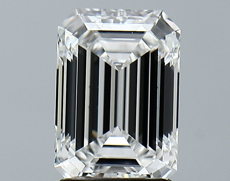 Lab-Grown 2.12 Carat Emerald Cut Diamond color E Clarity VVS2, precious stones, engagement diamonds