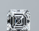 Lab-Grown 1.06 Carat Asscher Cut Diamond color D Clarity VVS2 With GIA Certificate, precious stones, engagement diamonds