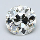 2.01 Carat Old European Cut Diamond color K Clarity SI1, natural diamonds, precious stones, engagement diamonds