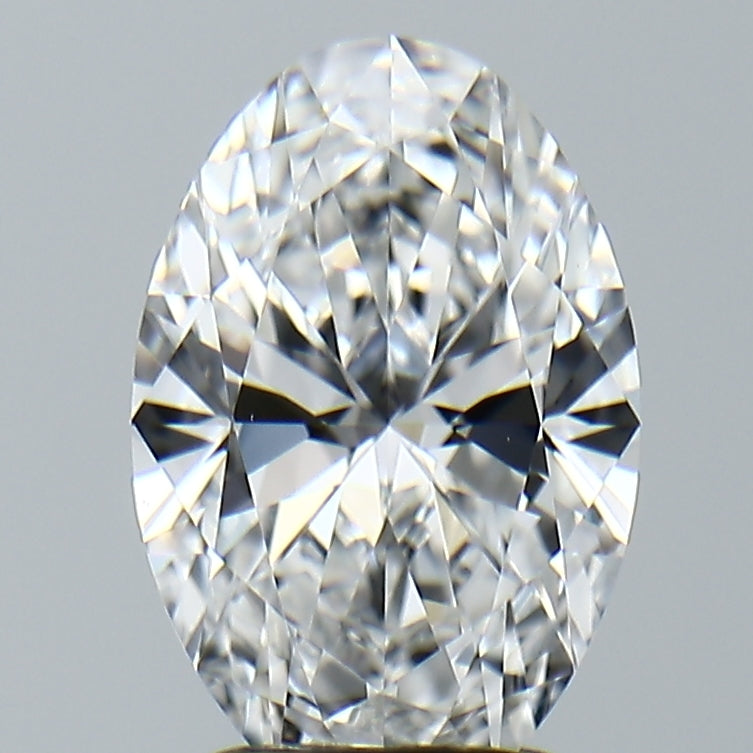 Lab-Grown 2.53 Carat Oval Shape Diamond color D Clarity VVS1, precious stones, engagement diamonds