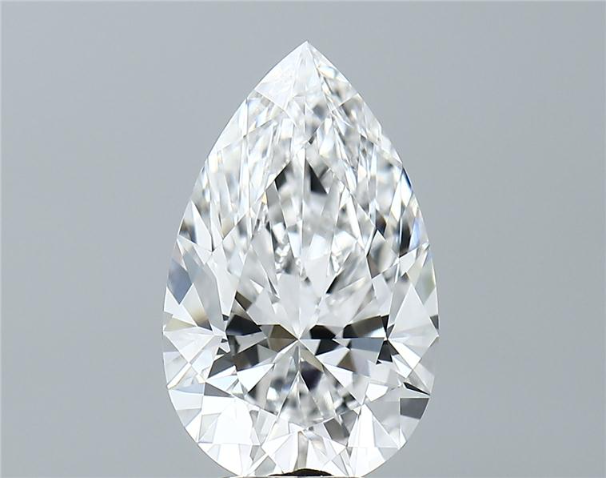 Lab-Grown 3.90 Carat Pear Shape Diamond color E Clarity VS1 With GIA Certificate, precious stones, engagement diamonds
