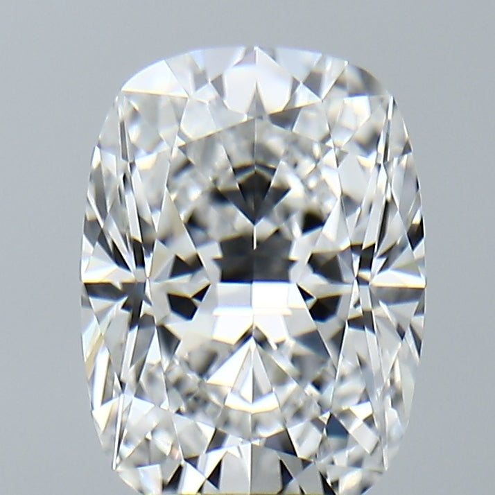 Lab-Grown 2.67 Carat Cushion Brilliant Diamond color E Clarity VVS2, precious stones, engagement diamonds