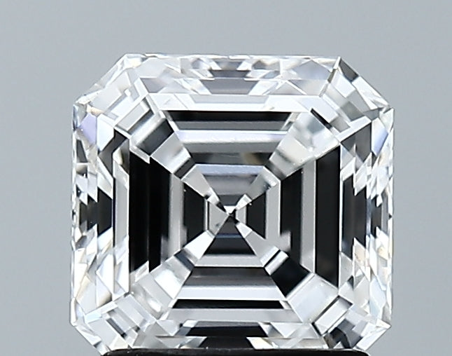 Lab-Grown 1.78 Carat Asscher Cut Diamond color E Clarity VS1 With GIA Certificate, precious stones, engagement diamonds