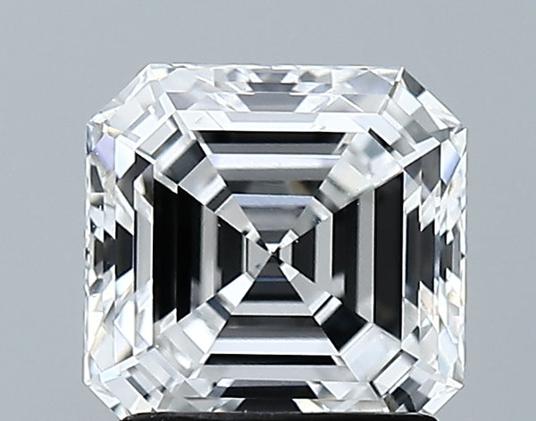 Lab-Grown 1.78 Carat Asscher Cut Diamond color E Clarity VS1 With GIA Certificate, precious stones, engagement diamonds