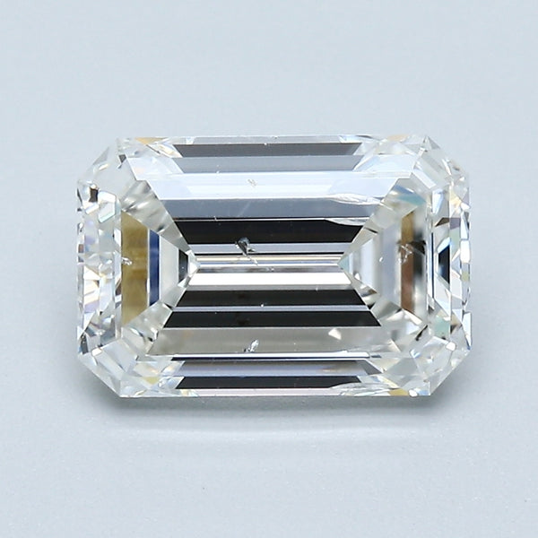 2.11 Carat Emerald Cut Natural Mined Diamond G Color I1 Clarity With GIA Certificate, natural diamonds, precious stones, engagement diamonds