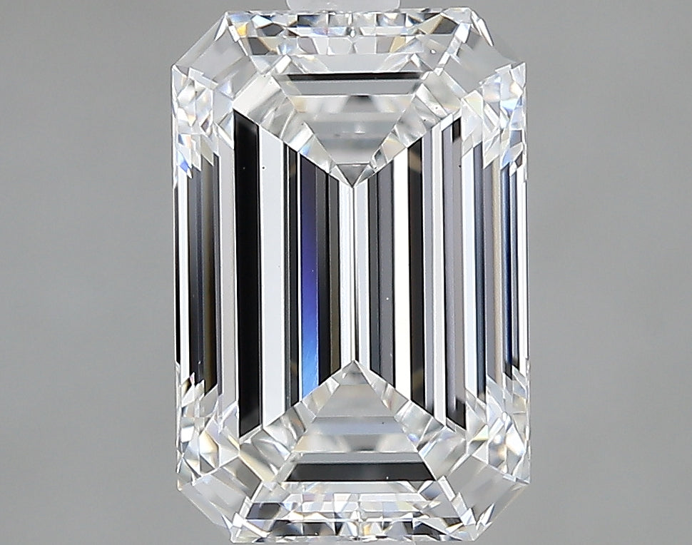 Lab-Grown 2.37 Carat Emerald Cut Diamond color E Clarity VVS2, precious stones, engagement diamonds
