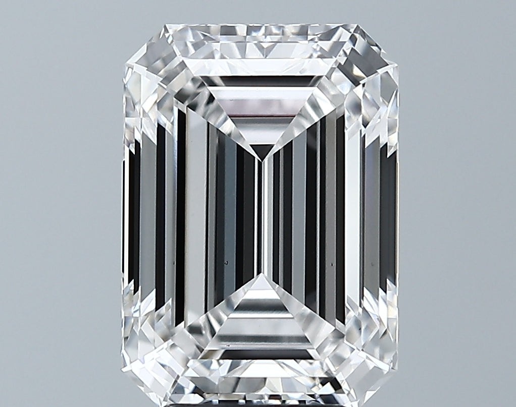 Lab-Grown 5.15 Carat Emerald Cut Diamond color E Clarity VS2 With GIA Certificate, precious stones, engagement diamonds