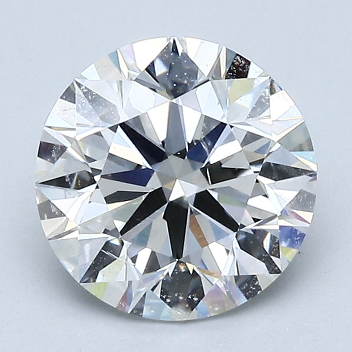 GIA Certified Natural Loose 2.01 Carat Round Brilliant Diamond H-SI1, natural diamonds, precious stones, engagement diamonds