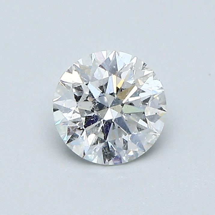 0.54 Carat Round Brilliant Natural Mined Diamond F Color I2 Clarity With GIA Certificate, natural diamonds, precious stones, engagement diamonds