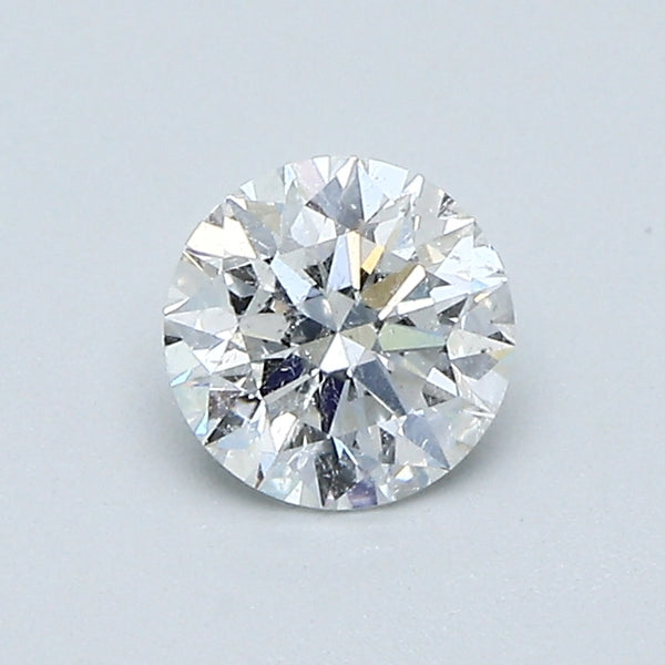 0.54 Carat Round Brilliant Natural Mined Diamond F Color I2 Clarity With GIA Certificate, natural diamonds, precious stones, engagement diamonds