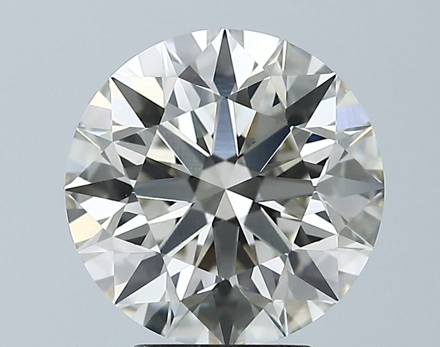 Lab-Grown 3.53 Carat Round Brilliant Diamond color J Clarity VVS2, precious stones, engagement diamonds