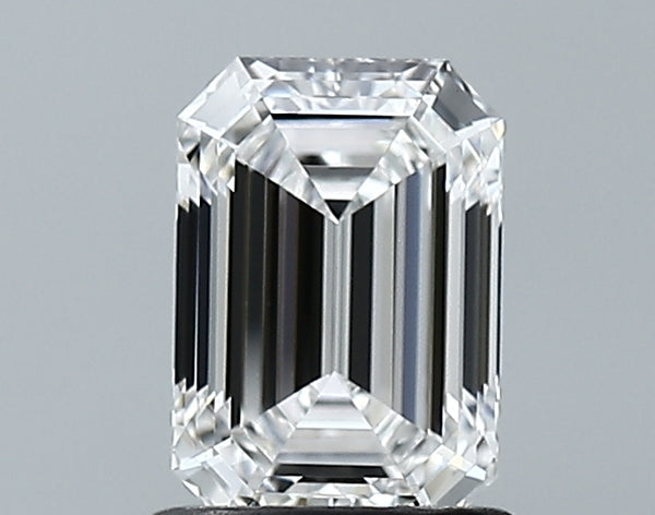 Lab-Grown 1.00 Carat Emerald Cut Diamond color D Clarity VVS2, precious stones, engagement diamonds