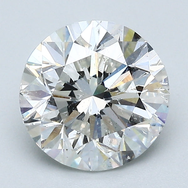 2.01 Carat Round Brilliant Natural Mined Diamond G Color I1 Clarity With GIA Certificate, natural diamonds, precious stones, engagement diamonds