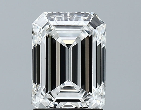 Lab-Grown 1.78 Carat Emerald Cut Diamond color E Clarity VVS2 With GIA Certificate, precious stones, engagement diamonds