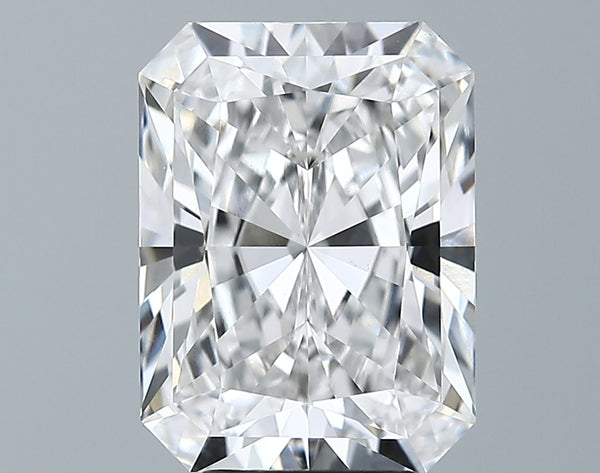Lab-Grown 4.61 Carat Radiant Cut Diamond color F Clarity VVS2 With GIA Certificate, precious stones, engagement diamonds