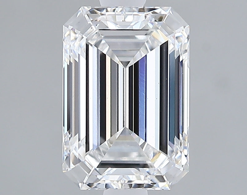 Lab-Grown 1.80 Carat Emerald Cut Diamond color E Clarity VS2 With GIA Certificate, precious stones, engagement diamonds