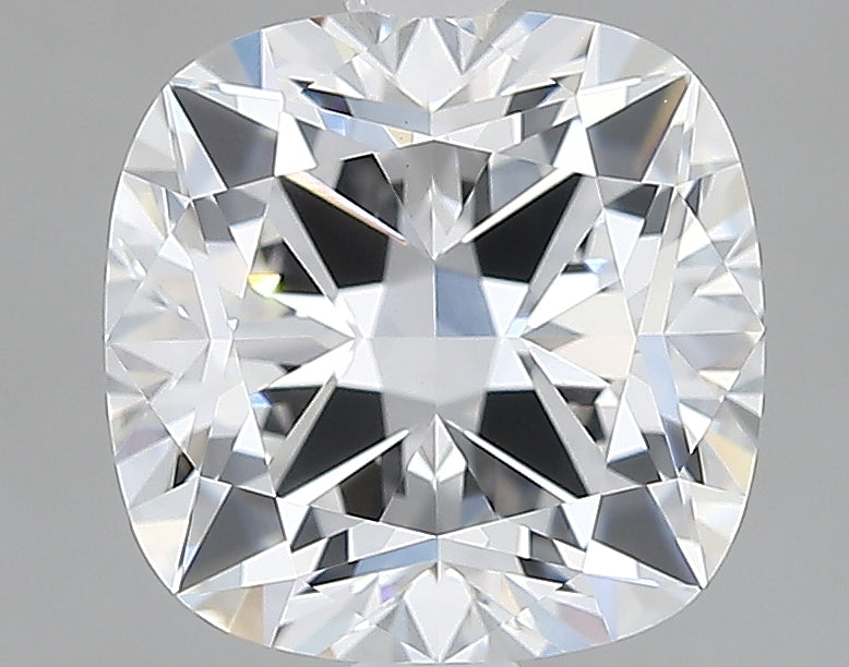 Lab-Grown 2.06 Carat Square Cushion Cut Diamond color E Clarity VVS2, precious stones, engagement diamonds