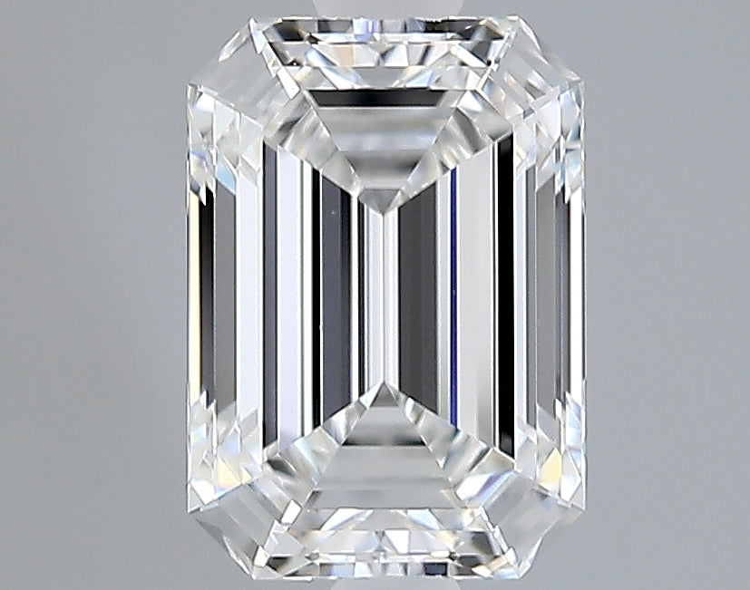 Lab-Grown 1.54 Carat Emerald Cut Diamond color D Clarity VVS2, precious stones, engagement diamonds