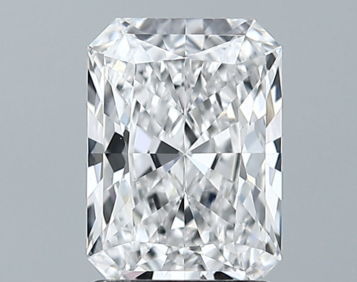 Lab-Grown 1.69 Carat Radiant Cut Diamond color D Clarity VS1 With GIA Certificate, precious stones, engagement diamonds