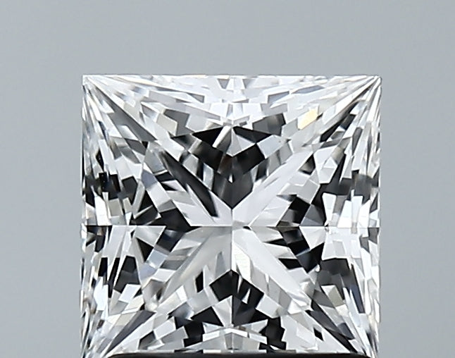 Lab-Grown 1.59 Carat Princess Cut Diamond color F Clarity VS2 With GIA Certificate, precious stones, engagement diamonds