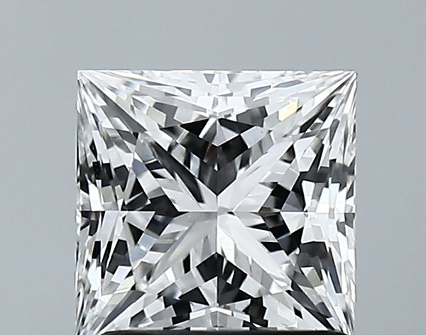 Lab-Grown 1.59 Carat Princess Cut Diamond color F Clarity VS2 With GIA Certificate, precious stones, engagement diamonds