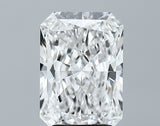 Lab-Grown 3.71 Carat Radiant Cut Diamond color E Clarity VVS2 With GIA Certificate, precious stones, engagement diamonds