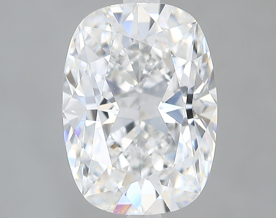 Lab-Grown 3.05 Carat Cushion Brilliant Diamond color E Clarity VVS2, precious stones, engagement diamonds