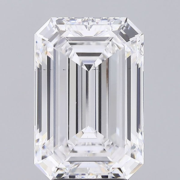 Lab-Grown 5.02 Carat Emerald Cut Diamond color E Clarity SI1 With GIA Certificate, precious stones, engagement diamonds