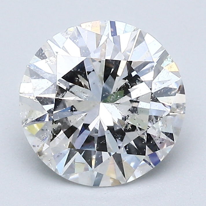 1.74 Carat Round Brilliant Natural Mined Diamond F Color I1 Clarity With GIA Certificate, natural diamonds, precious stones, engagement diamonds