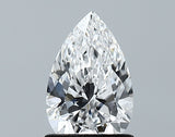 Lab-Grown 1.04 Carat Pear Shape Diamond color D Clarity VVS1 With GIA Certificate, precious stones, engagement diamonds