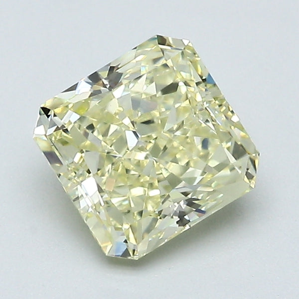 1.58 Carat Radiant Cut Natural Mined Diamond Fancy Light  Yellow Color VS1 Clarity With GIA Certificate, natural diamonds, precious stones, engagement diamonds