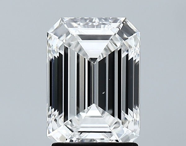 Lab-Grown 2.15 Carat Emerald Cut Diamond color E Clarity VS1 With GIA Certificate, precious stones, engagement diamonds