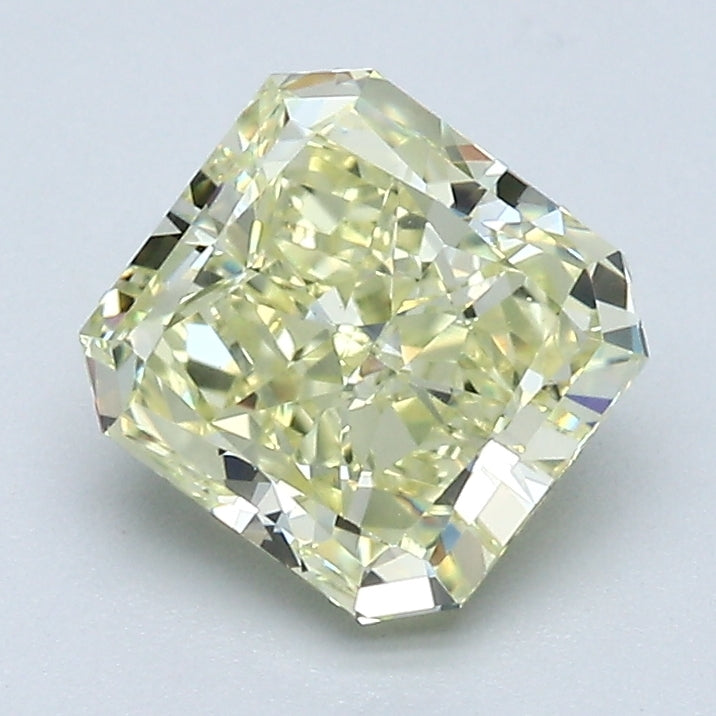 1.56 Carat Radiant Cut Natural Mined Diamond Fancy Light  Yellow Color VVS2 Clarity With GIA Certificate, natural diamonds, precious stones, engagement diamonds