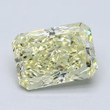 1.14 Carat Radiant Cut Diamond color Fancy Light  Yellow Clarity VS1, natural diamonds, precious stones, engagement diamonds