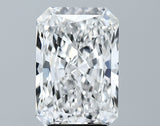 Lab-Grown 3.94 Carat Radiant Cut Diamond color E Clarity VVS2 With GIA Certificate, precious stones, engagement diamonds