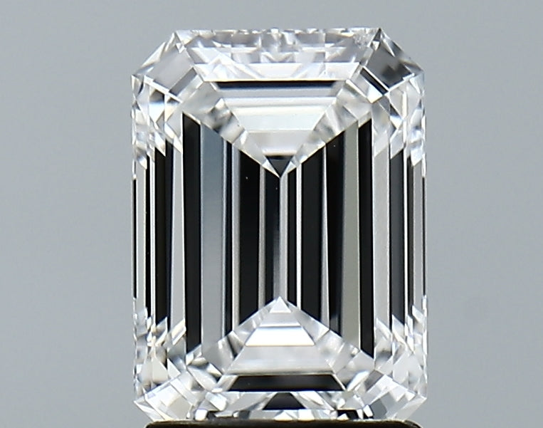 Lab-Grown 2.05 Carat Emerald Cut Diamond color D Clarity VS1 With GIA Certificate, precious stones, engagement diamonds