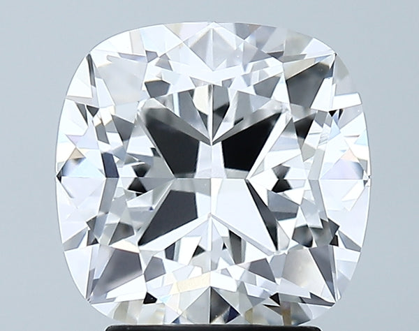 Lab-Grown 3.06 Carat Cushion Modified Brilliant Cut Diamond color E Clarity VVS2 With GIA Certificate, precious stones, engagement diamonds
