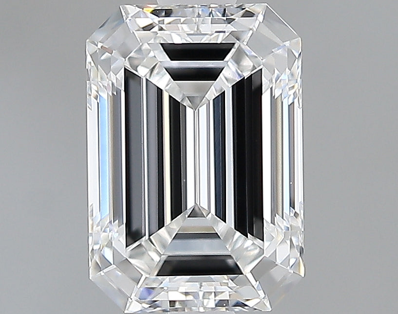 Lab-Grown 1.54 Carat Emerald Cut Diamond color E Clarity VVS2, precious stones, engagement diamonds