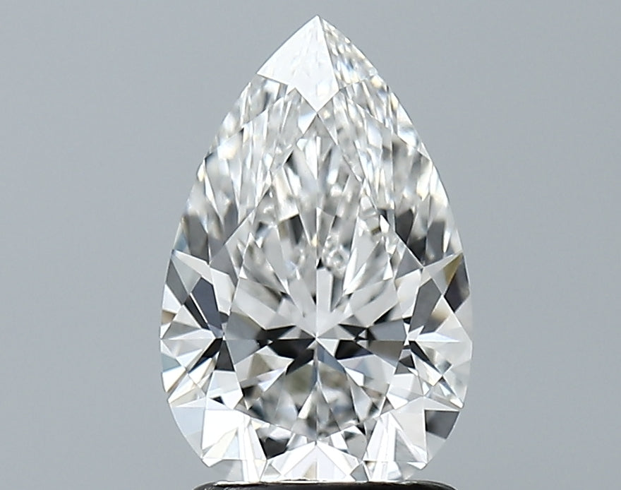 Lab-Grown 1.67 Carat Pear Shape Diamond color E Clarity VVS2, precious stones, engagement diamonds
