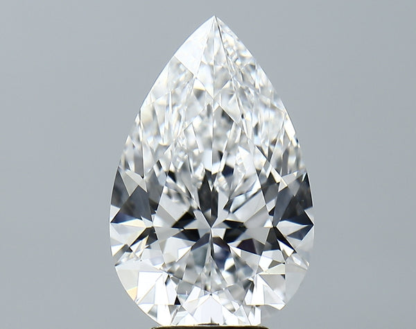 Lab-Grown 4.66 Carat Pear Shape Diamond color E Clarity VS1 With GIA Certificate, precious stones, engagement diamonds