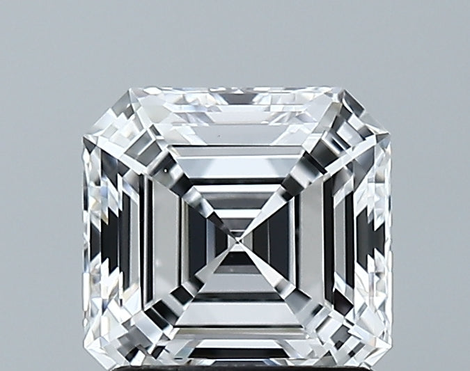Lab-Grown 1.50 Carat Asscher Cut Diamond color D Clarity VS1 With GIA Certificate, precious stones, engagement diamonds