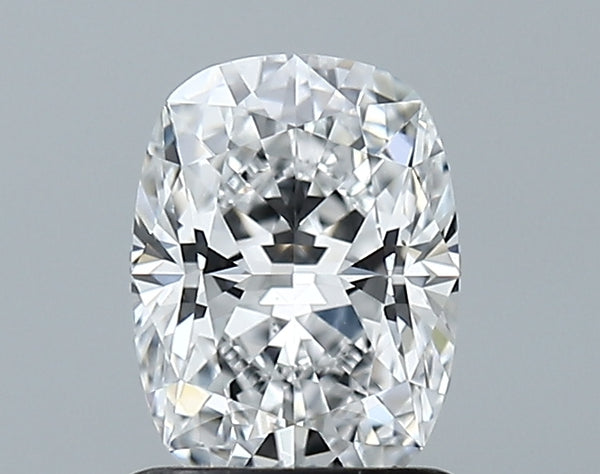 Lab-Grown 1.06 Carat Cushion Brilliant Diamond color D Clarity VS1, precious stones, engagement diamonds