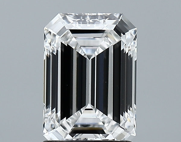 Lab-Grown 1.81 Carat Emerald Cut Diamond color E Clarity VVS2 With GIA Certificate, precious stones, engagement diamonds