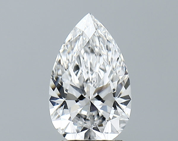 Lab-Grown 1.55 Carat Pear Shape Diamond color D Clarity VS1 With GIA Certificate, precious stones, engagement diamonds