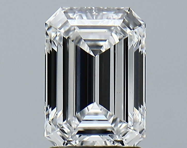 Lab-Grown 1.77 Carat Emerald Cut Diamond color D Clarity VS1, precious stones, engagement diamonds