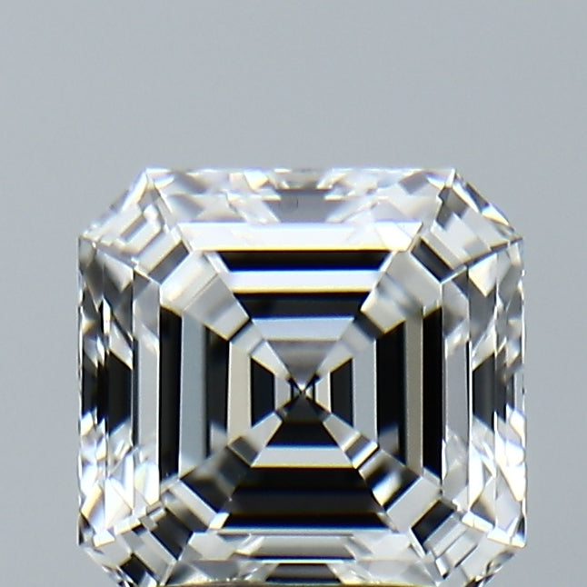 Lab-Grown 2.32 Carat Asscher Cut Diamond color E Clarity VVS2, precious stones, engagement diamonds