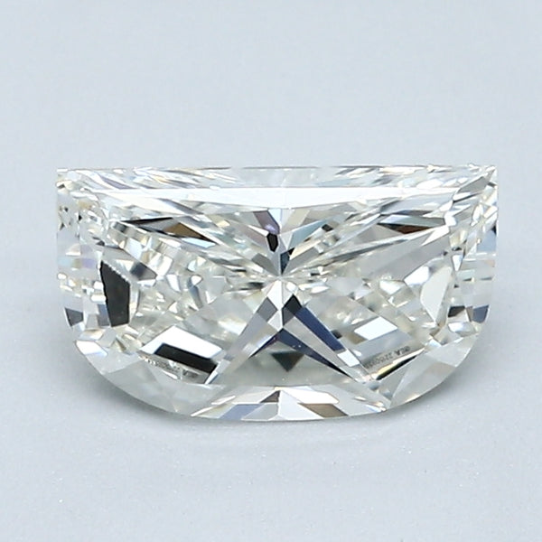 0.92 Carat Half Moon Shape Natural Mined Diamond J Color VS2 Clarity With GIA Certificate, natural diamonds, precious stones, engagement diamonds